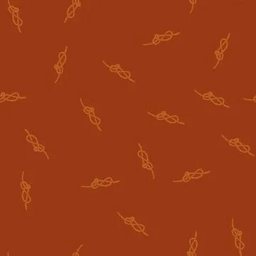 Seamless pattern strength rope knot cartoon vector Stock Illustration