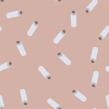 Seamless pattern stretchable cling film cartoon vector Stock Illustration