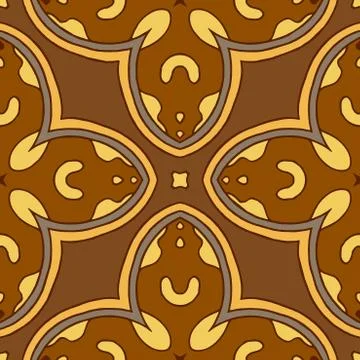 Seamless pattern. Strict geometric ornament Stock Illustration