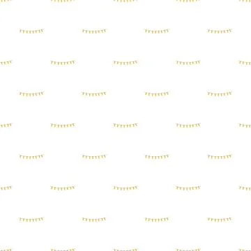 Seamless pattern string lights glowing on white background Stock-Illustration
