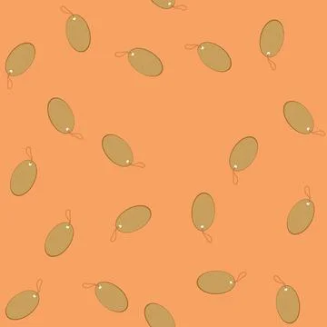 Seamless pattern string paper tag cartoon vector sign color Stockillustratie