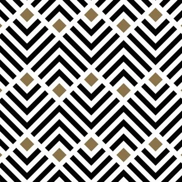Seamless pattern striped black diagonal lines. Stock Illustration