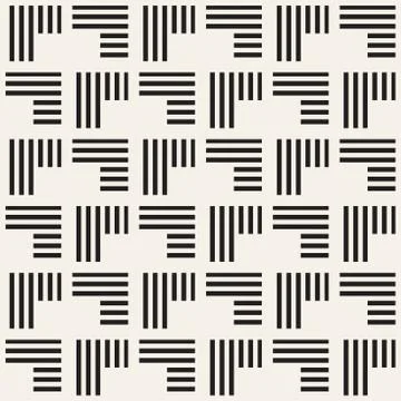 Seamless pattern with stripes. Vector abstract background. Stylish lattice Illustrazione stock