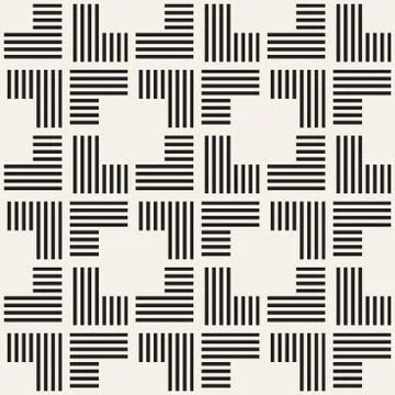 Seamless pattern with stripes. Vector abstract background. Stylish lattice Illustrazione stock