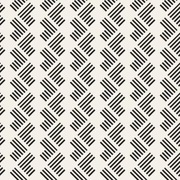 Seamless pattern with stripes. Vector abstract background. Stylish lattice Stock Illustration
