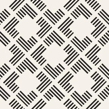 Seamless pattern with stripes. Vector abstract background. Stylish lattice Illustrazione stock