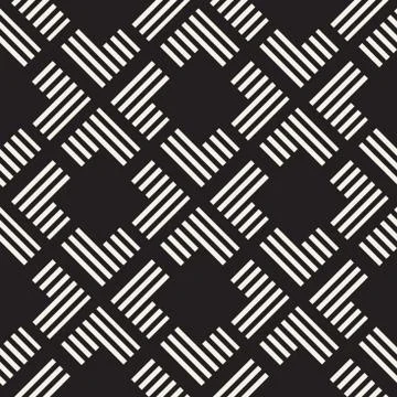 Seamless pattern with stripes. Vector abstract background. Stylish lattice .. 스톡 일러스트