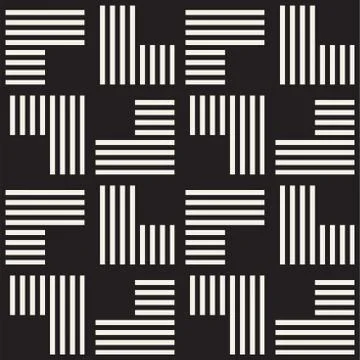 Seamless pattern with stripes. Vector abstract background. Stylish lattice .. Illustrazione stock