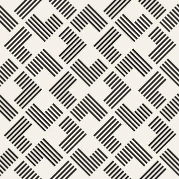 Seamless pattern with stripes. Vector abstract background. Stylish lattice .. Illustrazione stock