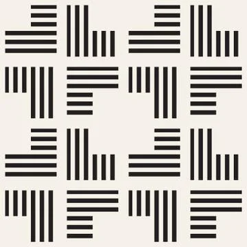 Seamless pattern with stripes. Vector abstract background. Stylish lattice .. Stock Illustration