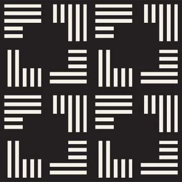 Seamless pattern with stripes. Vector abstract background. Stylish lattice .. Stock Illustration