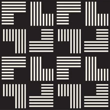 Seamless pattern with stripes. Vector abstract background. Stylish lattice .. Illustrazione stock