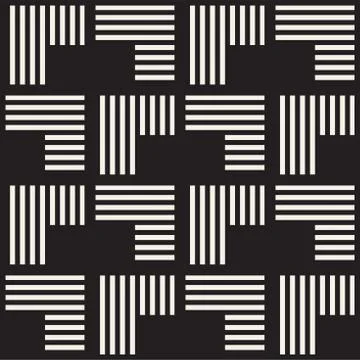 Seamless pattern with stripes. Vector abstract background. Stylish lattice .. Stock Illustration