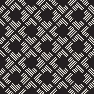 Seamless pattern with stripes. Vector abstract background. Stylish lattice .. Stock Illustration