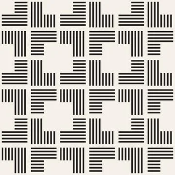 Seamless pattern with stripes. Vector abstract background. Stylish lattice .. Stock Illustration