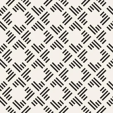 Seamless pattern with stripes. Vector abstract background. Stylish lattice .. Stock Illustration