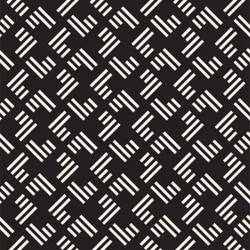 Seamless pattern with stripes. Vector abstract background. Stylish lattice .. Stock Illustration