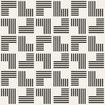Seamless pattern with stripes. Vector abstract background. Stylish lattice .. Illustrazione stock