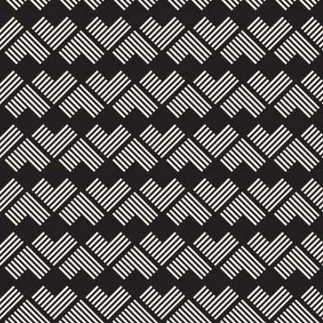 Seamless pattern with stripes. Vector abstract background. Stylish lattice .. Stock Illustration