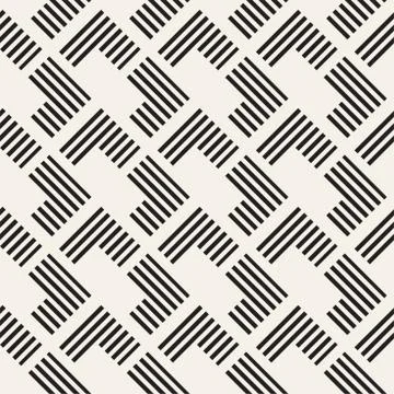 Seamless pattern with stripes. Vector abstract background. Stylish lattice .. Stock Illustration