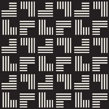 Seamless pattern with stripes. Vector abstract background. Stylish lattice .. Illustrazione stock