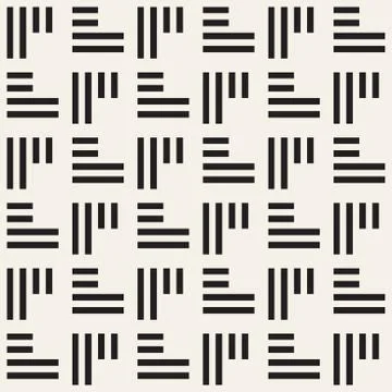 Seamless pattern with stripes. Vector abstract background. Stylish lattice .. Stock Illustration