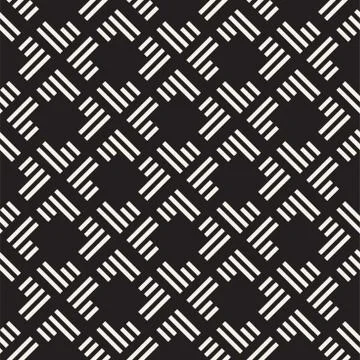 Seamless pattern with stripes. Vector abstract background. Stylish lattice .. Stock Illustration