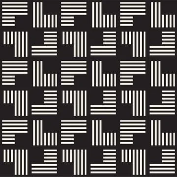 Seamless pattern with stripes. Vector abstract background. Stylish lattice .. 스톡 일러스트