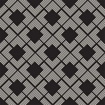 Seamless pattern with stripes. Vector abstract background. Stylish lattice .. Stock Illustration