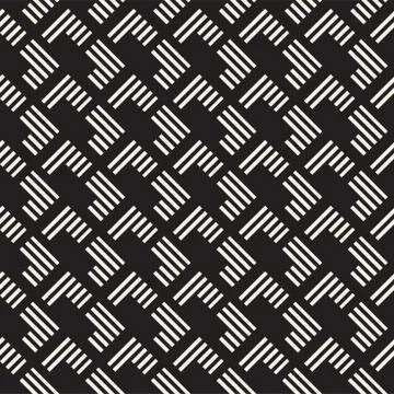Seamless pattern with stripes. Vector abstract background. Stylish lattice .. Stock Illustration