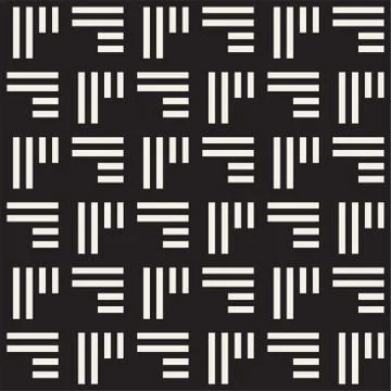 Seamless pattern with stripes. Vector abstract background. Stylish lattice .. Stock Illustration