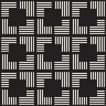 Seamless pattern with stripes. Vector abstract background. Stylish lattice .. Illustrazione stock