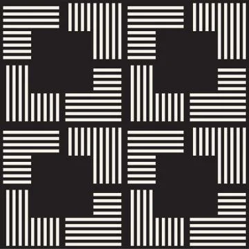 Seamless pattern with stripes. Vector abstract background. Stylish lattice .. Illustrazione stock