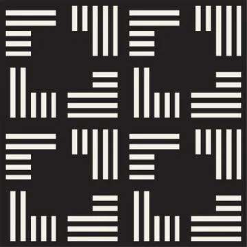 Seamless pattern with stripes. Vector abstract background. Stylish lattice .. Stock Illustration