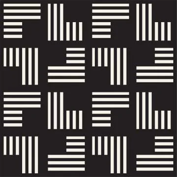 Seamless pattern with stripes. Vector background. Stylish geometric lattice.. 스톡 일러스트