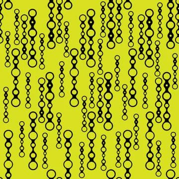 Seamless pattern - structural element, chain Stock Illustration