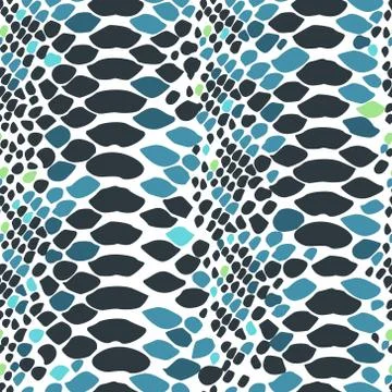 Seamless pattern, structure of a snake skin. Stock Illustration