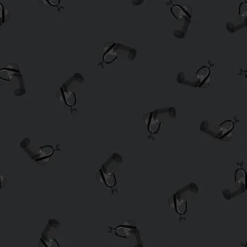 Seamless pattern studio mic microphone music cartoon vector Stock Illustration