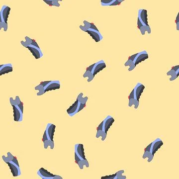 Seamless pattern stun taser gun cartoon vector Stock Illustration