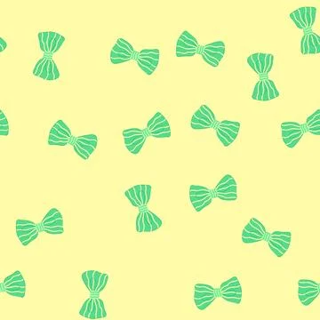 Seamless pattern style bow ties men cartoon vector Stock Illustration