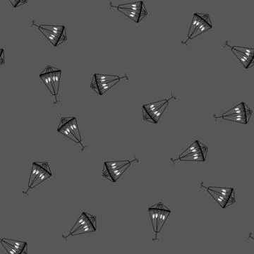 Seamless pattern style chandelier cartoon vector 库存插图
