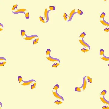 Seamless pattern style graffiti arrow cartoon vector Stock Illustration