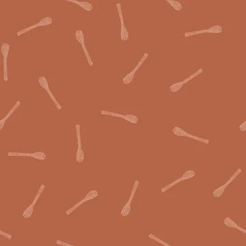 Seamless pattern stylish bamboo utensils cartoon vector イラスト素材