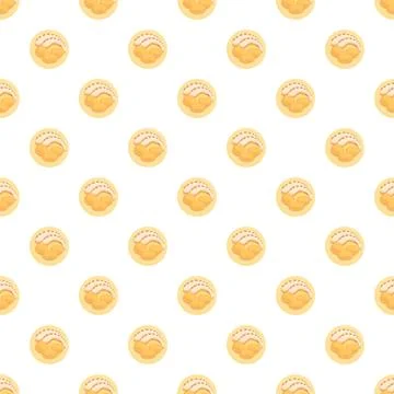 Seamless pattern of stylized octopus or squid food 스톡 일러스트