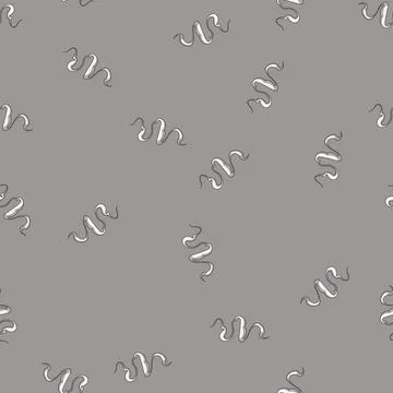 Seamless pattern Stylized rising smoke puff vector graphic isolated Stock Illustration