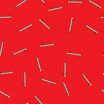 Seamless pattern sugar candy thermometer cartoon vector Stock Illustration