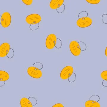Seamless pattern suitcase luggage tag cartoon vector イラスト素材