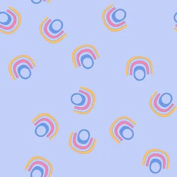 Seamless pattern summer beach bag cartoon vector 库存插图