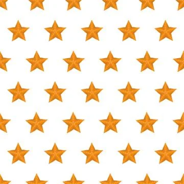 Seamless pattern summer beach starfish background with template in swatches f Stock Illustration