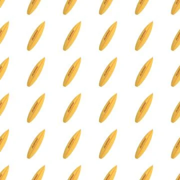 Seamless pattern summer beach surfboard background with template in swatches Stock Illustration